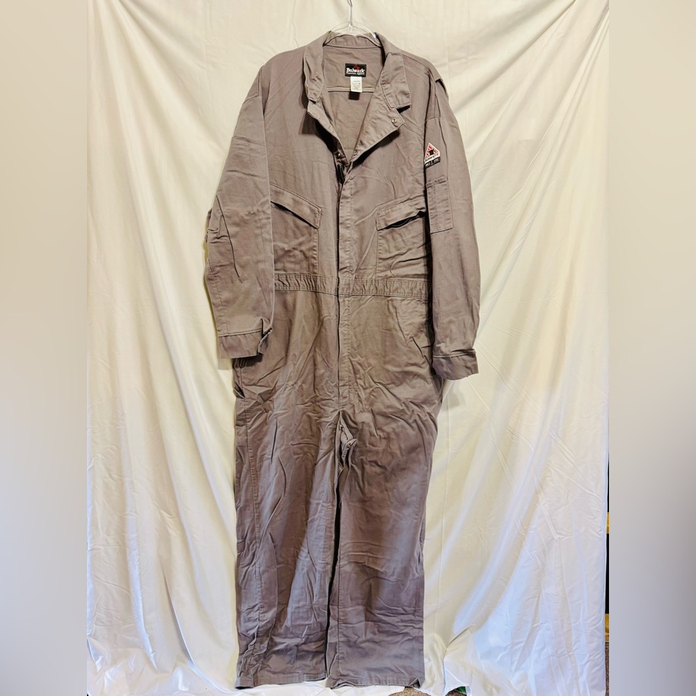 Bulwark Men’s Coveralls Lightweight Excel FR IN gray, size 52 XLN